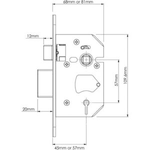 M560 BS3621:2007 Sashlock 3