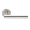 ARRONE AR964/60 Mitred Grade 304 Stainless Steel Lever On 6mm Round Rose - Satin Stainless Steel
