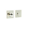 Burlington Turns & Releases Inner 1 Square Plain Rose Polished Nickel