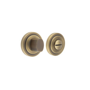 Burlington Turns & Releases Inner 3 Stepped Rose Antique Brass