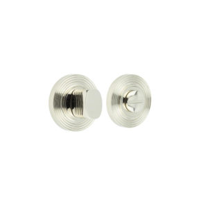 Burlington Turns & Releases Inner 3 Reeded Rose Polished Nickel