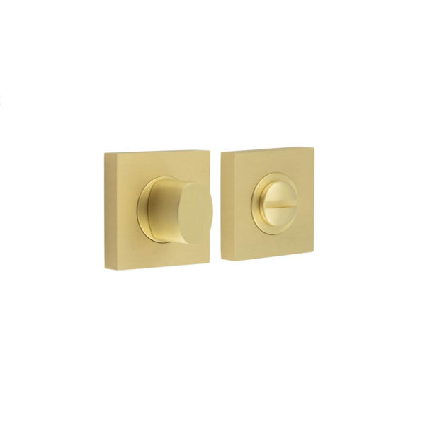 Burlington Turns & Releases Inner 3 Square Plain Rose Satin Brass