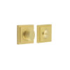 Burlington Turns & Releases Inner 3 Square Stepped Rose Satin Brass