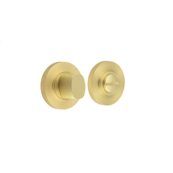 Burlington Turns & Releases Inner 3 Knurled Rose Satin Brass