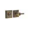 Burlington Easy Turn & Release Square Stepped Rose Antique Brass