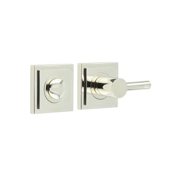 Burlington Easy Turn & Release Square Stepped Rose Polished Nickel