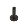 Burlington Knurled Wall Mounted Doorstops Plain Rose Dark Bronze