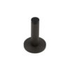 Burlington Knurled Wall Mounted Doorstops Reeded Rose Dark Bronze