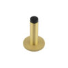 Burlington Plain Wall Mounted Door Stops Knurled Rose Satin Brass