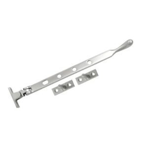 Acre & Clutton Bulb-End Window Casement Stay 254mm - Polished Chrome