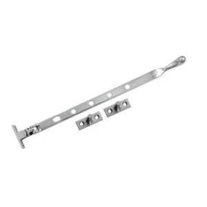 Acre & Clutton Bulb-End Window Casement Stay 305mm - Polished Chrome