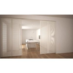 HUSKY SLIDING 100 Sliding door kit for wooden and metal doors weighing up to 100kg Track Length 2.4m