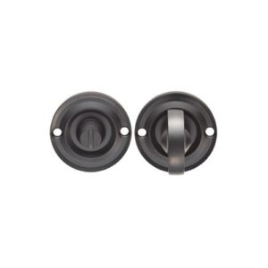 Eurospec DK13MB Delamain Turn & Release On Round Rose Small (4.9 X 67Mm Spindle) - (Face Fix) Matt Black