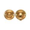 Eurospec DK13SB Delamain Turn & Release On Round Rose Small (4.9 X 67Mm Spindle) - (Face Fix) Satin Brass