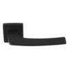 Carlisle Brass Katana Door Handle On Concealed Square Rose - Matt Black EUL120MB