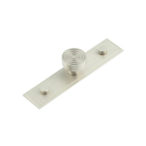 Murray Cupboard Knobs 30mm Stepped Backplate Satin Nickel
