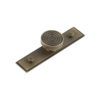 Murray Cupboard Knobs 40mm Stepped Backplate Antique Brass