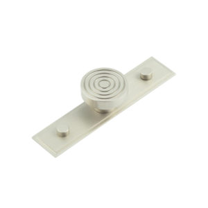 Murray Cupboard Knobs 40mm Stepped Backplate Satin Nickel