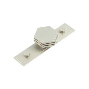 Nile Cupboard Knobs 40mm Stepped Satin Nickel