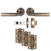 Carlisle Brass Belas Latch Pack - Ultimate Door Pack Udp006Ab/Intb Antique Brass