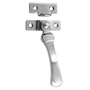 Acre & Clutton Wedge Pattern Window Casement Fastener 100mm - Polished Chrome