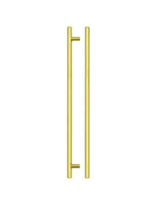 Zoo Hardware TDFPT-320-380BG T Bar Cabinet handle 320mm CTC, 380mm Total length Brushed Gold Finish