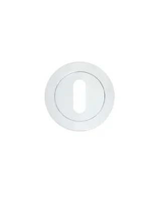 Zoo Hardware ZPA002-SC Escutcheon Standard Profile (50mm Dia.) Satin Chrome