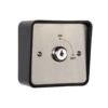Zoo Hardware On/Off Latching Key Switch in Stainless Steel Plate c/w Shrouded Back Box KS-1