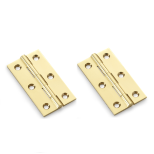 Alexander And Wilks Solid Drawn Cabinet Brass Butt Hinge 2 1/2