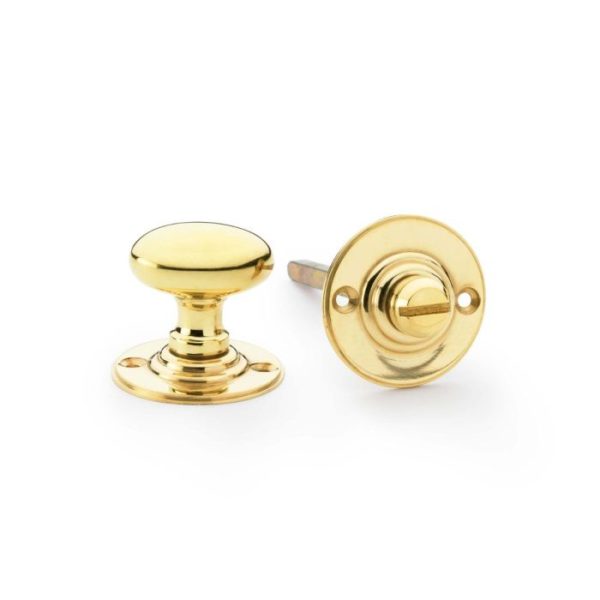 Alexander And Wilks Thumbturn & Release Unlacquered Brass AW386-UB