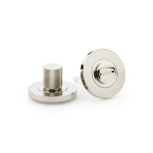 Alexander And Wilks Thumbtun & Release Knurled On 50X6mm Rose Pol Nickel Pvd AW790PNPVD