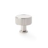 Alexander And Wilks Lucia Reeded Cabinet Knob 35mm Polished Nickel AW807R-35-PN