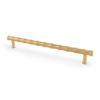 Alexander And Wilks Bamboo T-Bar Cabinet Pull 160Mm C/C Satin Brass Pvd AW809B-224-SBPVD