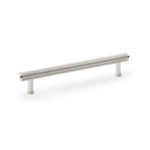 Alexander And Wilks Reeded T-Bar Cabinet Pull 224mm C/C Polished Nickel AW809R-224-PN