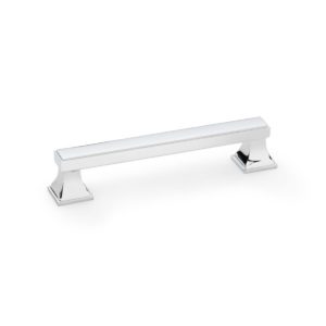 Alexander And Wilks Jesper Square Cabinet Pull 224mm C/C Polished Chrome AW813-224-PC