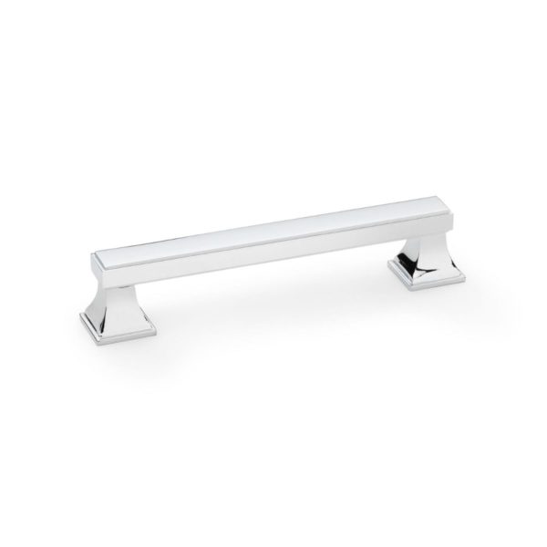 Alexander And Wilks Jesper Square Cabinet Pull 160mm C/C Polished Chrome AW813-160-PC