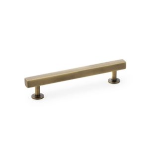 Alexander And Wilks Square T Bar Cabinet Pull Handle 160mm C/C Antique Brass AW815-160-AB