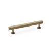 Alexander And Wilks Square T Bar Cabinet Pull Handle 128mm C/C Antique Brass AW815-128-AB
