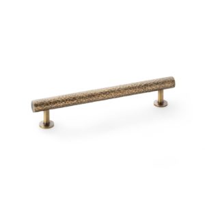 Alexander And Wilks Leila Hammered Cabinet Pull 160mm C/C Satin Brass AW817-160-SB