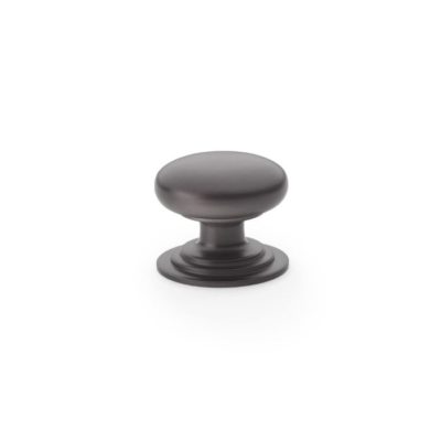 Alexander And Wilks 25mm Rnd Cup Knob Integral Stepped Rose Dark Bronze AW825-25-DBZ
