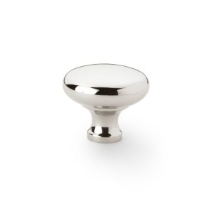 Alexander And Wilks Wade Round Cabinet Knob 38mm Polished Nickel AW836-38-PN