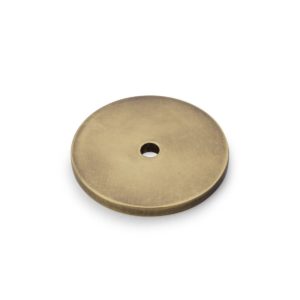Alexander And Wilks Circular Backplate 40X3mm T/S Cabinet Hdw Antique Bronze AW895-40-ABZ