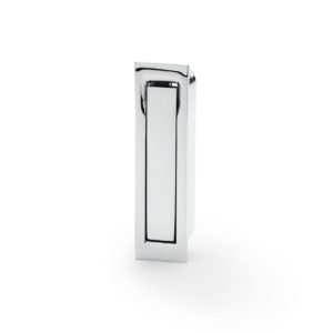 Alexander And Wilks Sliding Door Edge Pull Square Polished Chrome AW990PC