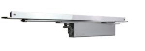 Rutland TS.11204 Door Closer EN 2-4 Concealed Cam Action Door Closer c/w Micro Rail & Connector Bar Polished Nickel