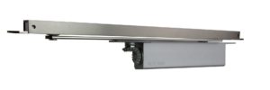 Rutland TS.11204 Door Closer EN 2-4 Concealed Cam Action Door Closer c/w Micro Rail & Connector Bar Satin Nickel