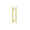 Zoo Hardware TDFPT-160-220BG T Bar Cabinet handle 160mm CTC, 220mm Total length Brushed Gold Finish