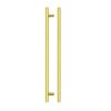 Zoo Hardware TDFPT-288-348BG T Bar Cabinet handle 288mm CTC, 348mm Total length Brushed Gold Finish