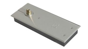 Rutland TS.7004NHO.DAX.SS Non Hold Open Floor Spring & Back Check c/w Cover Plate Satin Stainless Steel