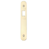 Zoo Hardware ZLAP12R-PCW Spare Radius Acc Pk for UK Upright Latch - Contains Forend, Strike & Screws - Powder Coated White