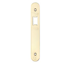 Zoo Hardware ZLAP12R-ETB Spare Radius Acc Pk for UK Upright Latch - Contains Forend, Strike & Screws - PVD Etna Bronze